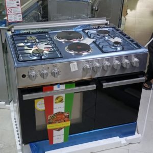 VON Cooker 4 Gas + 2 Electric standing cooker with gas compatiment