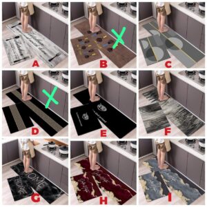 WATERPROOF AND OIL PROOF Kitchen Anti-slip mats