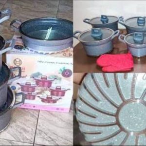 19PC Bosch Cookware with Silicon lid covers