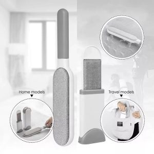 Multi-Purpose Double Sided Self-Cleaning and Reusable Lint /Pet Fur Remover Clean Clothing, Furniture, Home Clean Brush S
