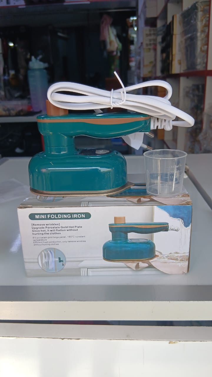 Mini electric dry and steam iron