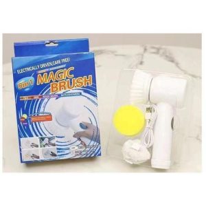 USB Rechargable magic brush with 3 option (brush, sponge & polisher)