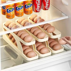 Egg dispenser Save space with this egg holder.  Can carry upto 14 eggs
