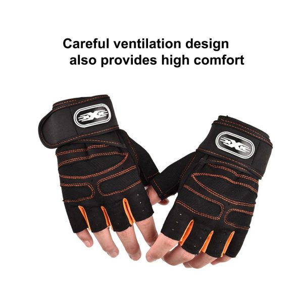 1 Pair Fitness Gloves Breathable Weight Lifting Sports Equipment Dumbbell Extended Wrist Gloves for Men Women - Image 5