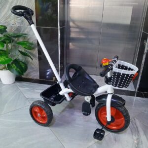 Tricycle with push handle