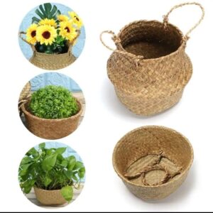 Firm Rattan Handmade baskets for decoration,small size