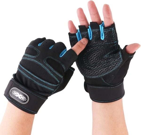 1 Pair Fitness Gloves Breathable Weight Lifting Sports Equipment Dumbbell Extended Wrist Gloves for Men Women - Image 8