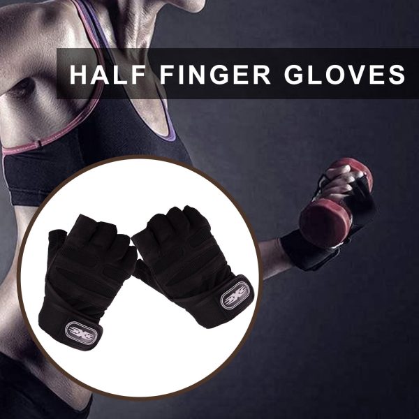 1 Pair Fitness Gloves Breathable Weight Lifting Sports Equipment Dumbbell Extended Wrist Gloves for Men Women - Image 3