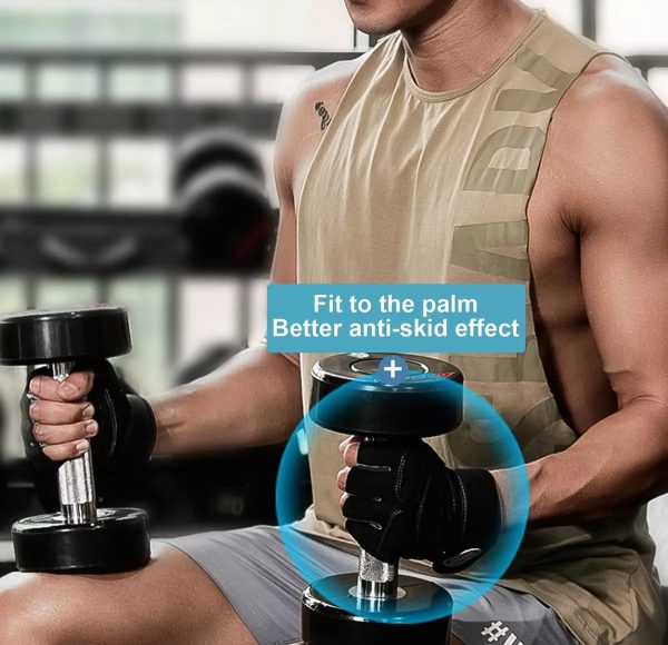 1 Pair Fitness Gloves Breathable Weight Lifting Sports Equipment Dumbbell Extended Wrist Gloves for Men Women - Image 6