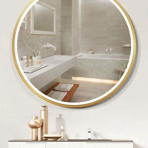 Huge Diameter 60cms UNBREAKABLE round decor mirrors with fine finishing