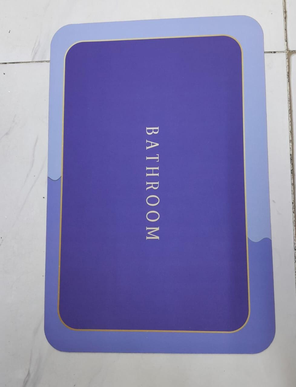 High density Ant- slip rubber bathroom mat - Image 5