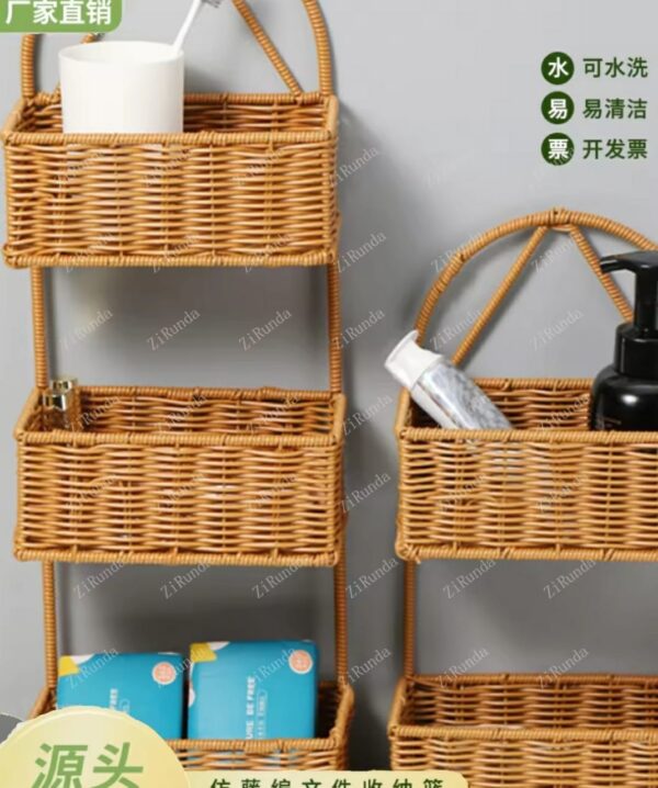 3 layered WEAVING GEL SHELVE ORGANISER// KITCHEN SPICE ARRANGEMENT CADDY