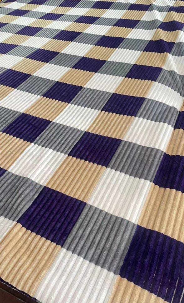 6*6 Warm,Soft Multicolor Velvet Fleece Throw Blanket - Image 4