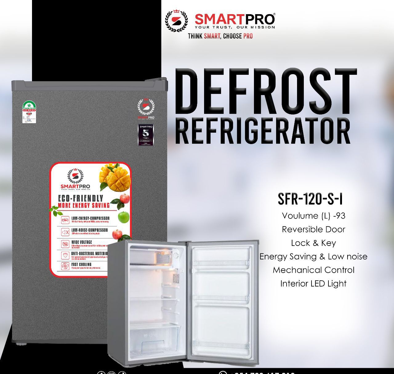 Smart Pro 93ltrs Fridge