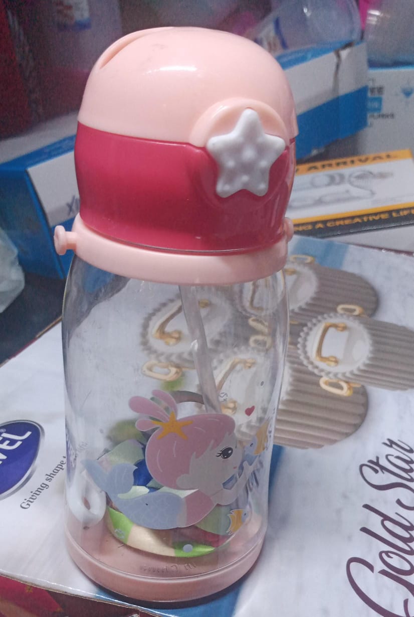 720ml kids non breakable water bottle, blue - Image 3