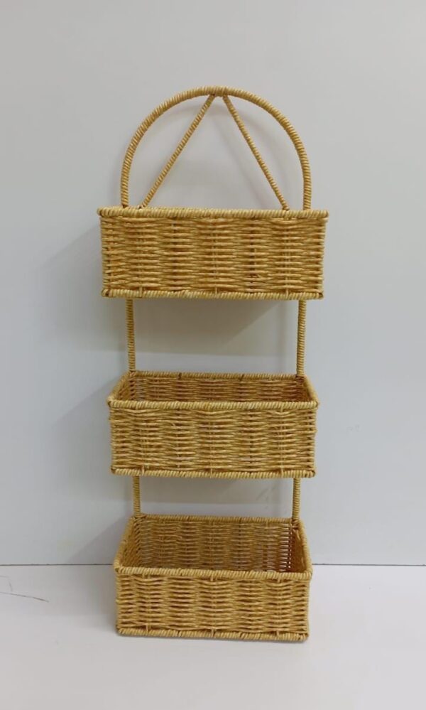 3 layered WEAVING GEL SHELVE ORGANISER// KITCHEN SPICE ARRANGEMENT CADDY - Image 3