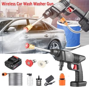 Wireless Car Wash Spray Gun Machine with Portable Lithium Battery