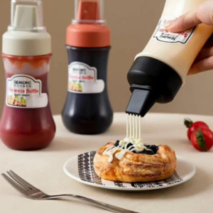 3 Refillable Five Hole Squeeze Bottle