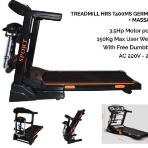 Sports TREADMILL HRS T400MS GERMANY + MASSAGE BELT