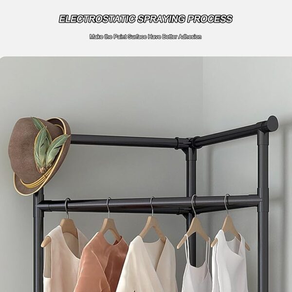 Free Standing Metal Coat Rack Stand - Image 5