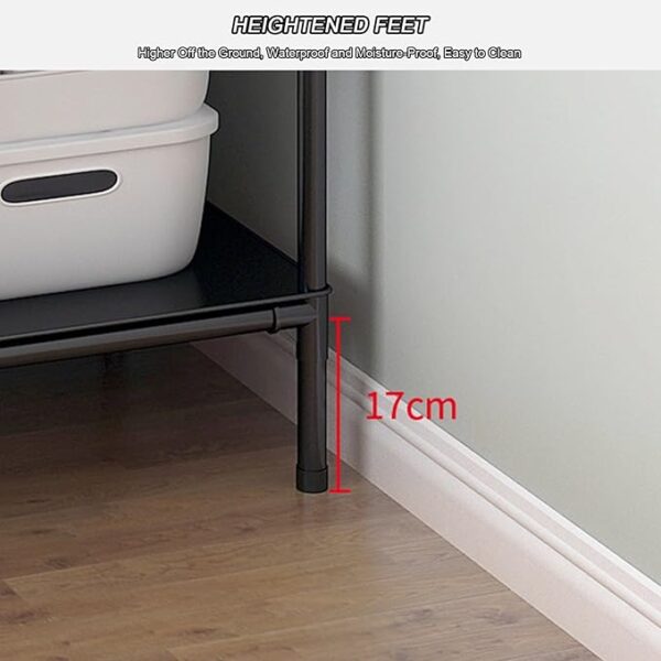 Free Standing Metal Coat Rack Stand - Image 3