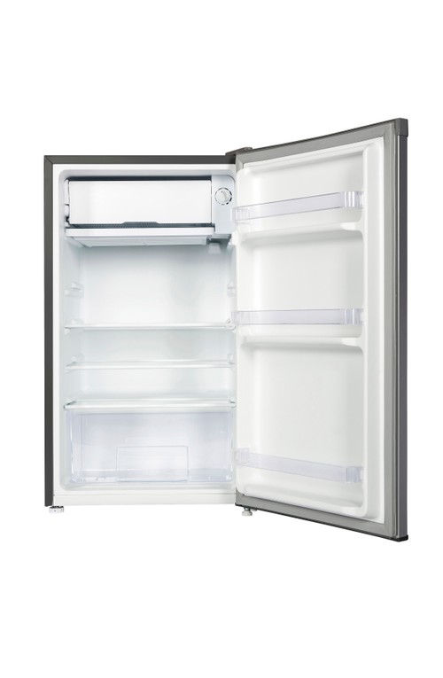 MIKA Fridge, 92L, Single Door, Defrost (Direct Cool), Dark Silver - Image 2