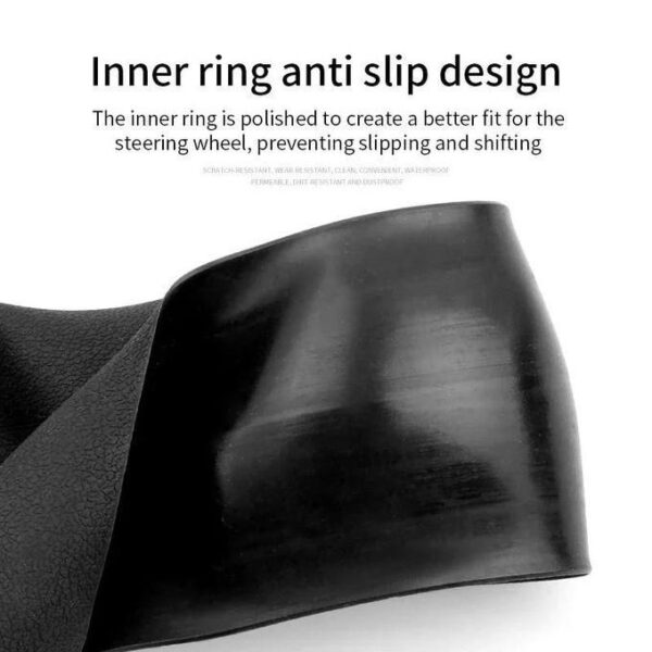 Universal Elastic & Non-Slip Steering Wheel Cover - Image 3