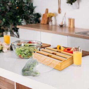 3 In 1 Wrap Dispenser with Sliding Cutter