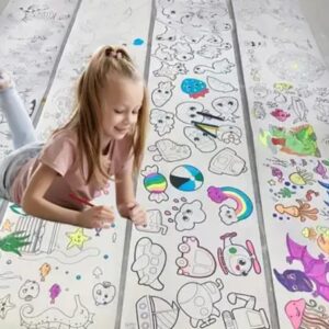 Kids drawing roll Coloring Paper