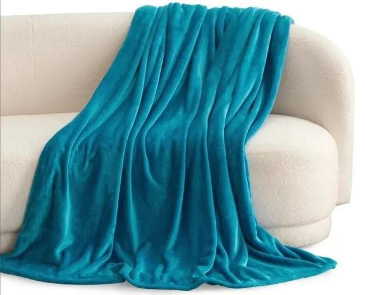 Plain fleece blanket