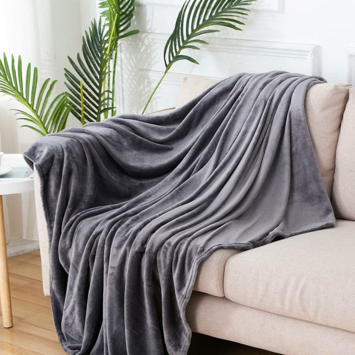 Plain fleece blanket - Image 4