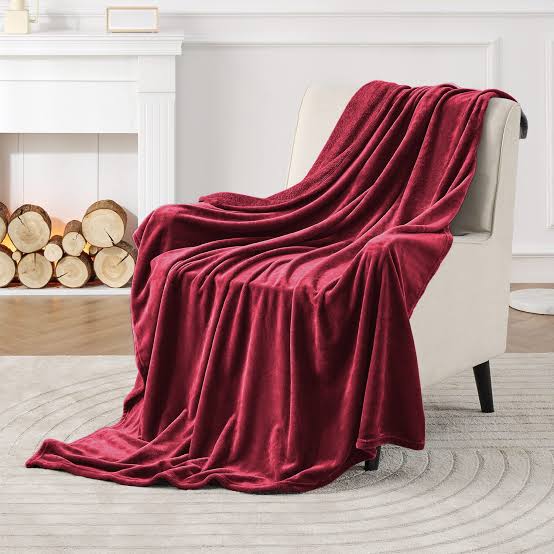 Plain fleece blanket - Image 2