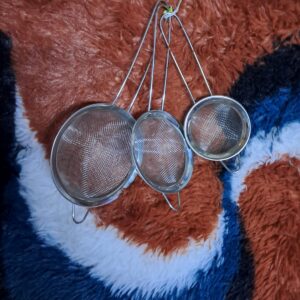 Steel sieve set